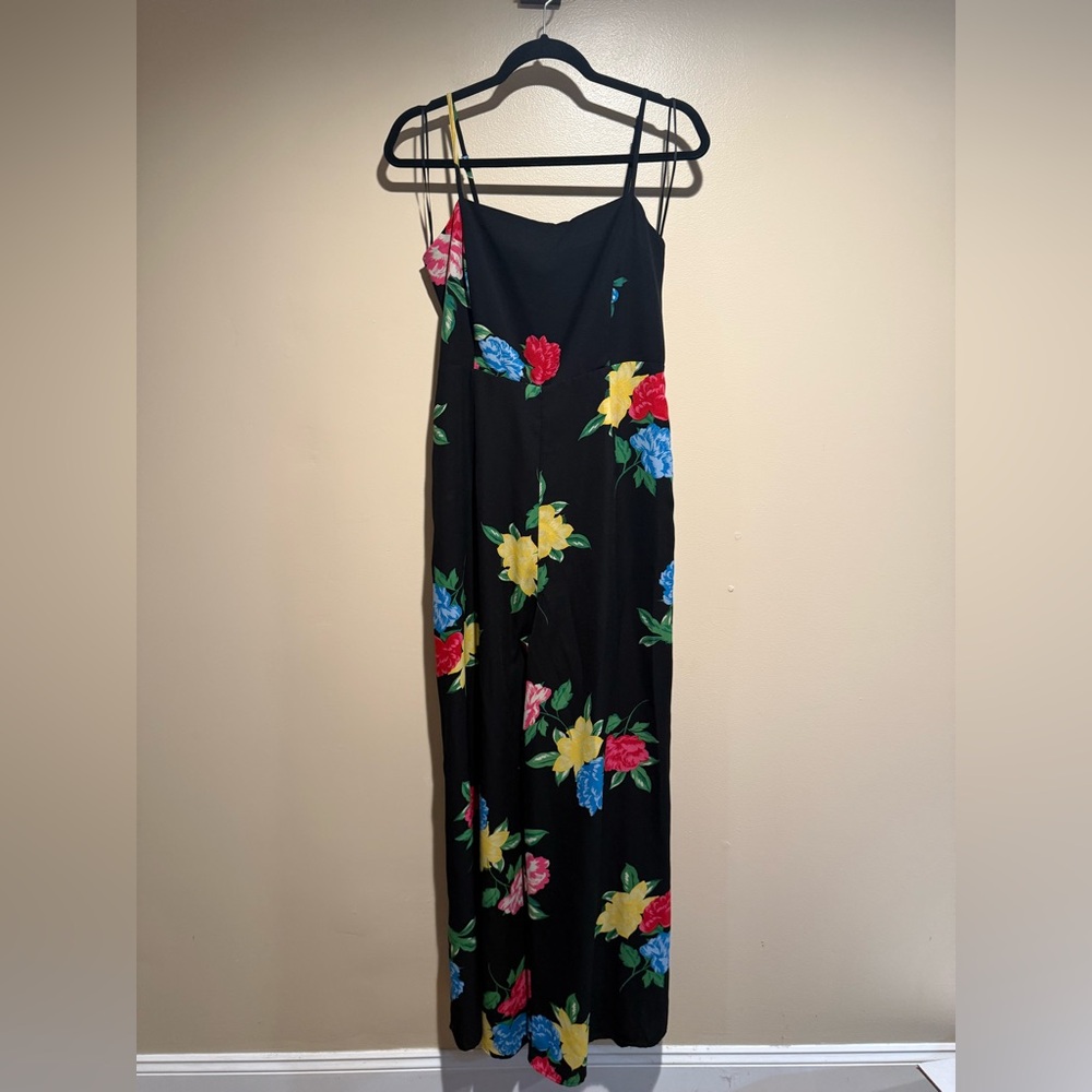 Baltic Born Black Floral Wide-Leg Jumpsuit - Picture 5 of 13